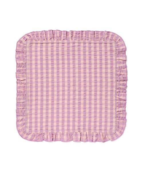 Francfranc(フランフラン)の「キッチンクロス フリルチェック ピンク(キッチンツール・レディース・ピンク・FREE)」の2枚目の写真