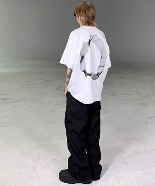 Theater code(シアターコード)の「【8%OFF】circle graphic short sleeve tee shirt / サークル グラフィック ショートスリーブ Tシャツ 半袖 2026年春夏(Tシャツ/カットソー・メンズ・ブラック/ホワイト・3/2)」の4枚目の写真