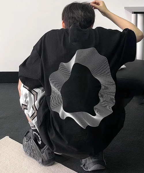 Theater code(シアターコード)の「【8%OFF】circle graphic short sleeve tee shirt / サークル グラフィック ショートスリーブ Tシャツ 半袖 2026年春夏(Tシャツ/カットソー・メンズ・ブラック/ホワイト・3/2)」の5枚目の写真
