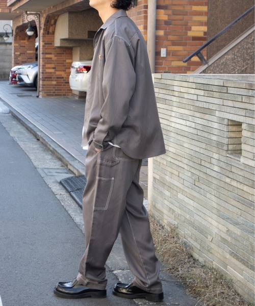 UNIVERSAL OVERALL(ユニバーサルオーバーオール)の「イージーパンツ / ペインターパンツ / EASY PAINTER PANTS(その他パンツ・メンズ・チャコールグレー/ブラック・L/M)」の2枚目の写真