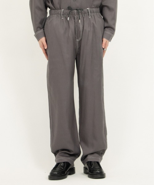 UNIVERSAL OVERALL(ユニバーサルオーバーオール)の「イージーパンツ / ペインターパンツ / EASY PAINTER PANTS(その他パンツ・メンズ・チャコールグレー/ブラック・L/M)」の7枚目の写真