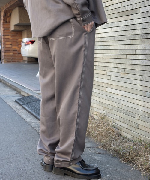 UNIVERSAL OVERALL(ユニバーサルオーバーオール)の「イージーパンツ / ペインターパンツ / EASY PAINTER PANTS(その他パンツ・メンズ・チャコールグレー/ブラック・L/M)」の16枚目の写真