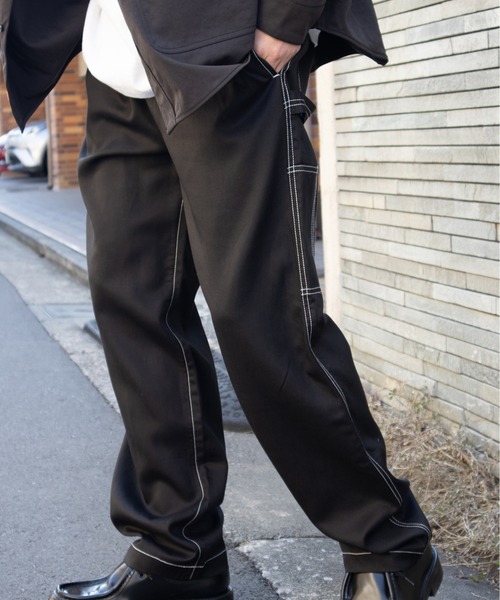 UNIVERSAL OVERALL(ユニバーサルオーバーオール)の「イージーパンツ / ペインターパンツ / EASY PAINTER PANTS(その他パンツ・メンズ・チャコールグレー/ブラック・L/M)」の18枚目の写真