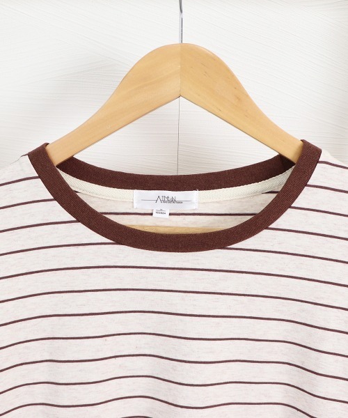 Miniministore(ミニミニストア)の「トップス ボーダー柄 tシャツ 半袖 夏(Tシャツ/カットソー・レディース・ブラウン/ネイビー・FREE)」の20枚目の写真