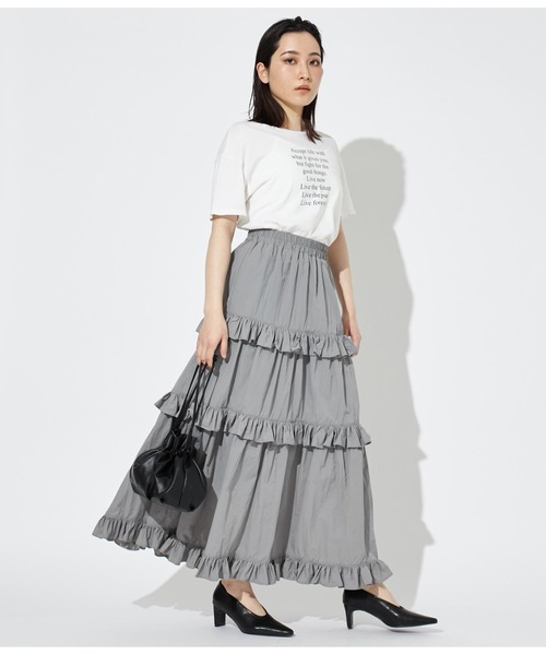 Settimissimo（セッティミッシモ）の「オーバルデザイン 巾着 2WAY バッグ（ショルダーバッグ・レディース・ブラック/シルバー・FREE）」の8枚目の写真