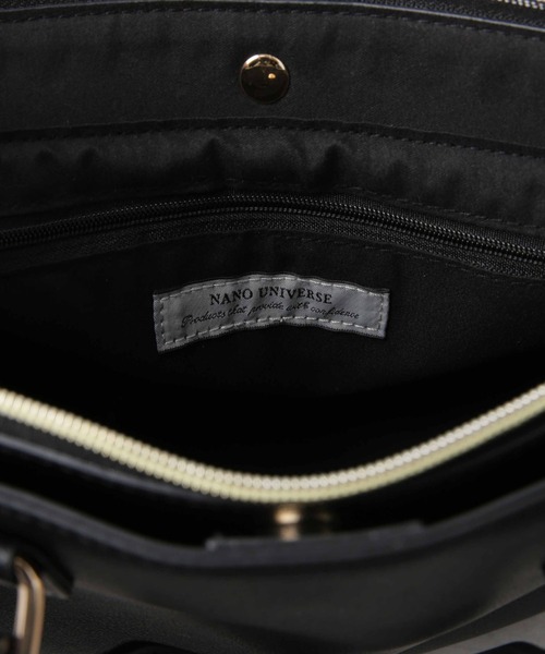 NANO universe(ナノユニバース)の「ショルダー付きトートバッグ(トートバッグ・レディース・ブラック/キャメル/グレー系その他4・FREE)」の15枚目の写真