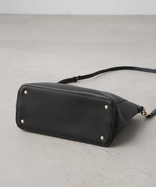 NANO universe(ナノユニバース)の「ショルダー付きトートバッグ(トートバッグ・レディース・ブラック/キャメル/グレー系その他4・FREE)」の8枚目の写真