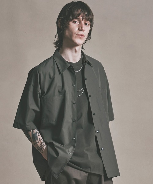 HELIOTEMIL スナップボタンシャツ MSML（エムエスエムエル）の「SNAP BUTTON SHIRT / スナップ
