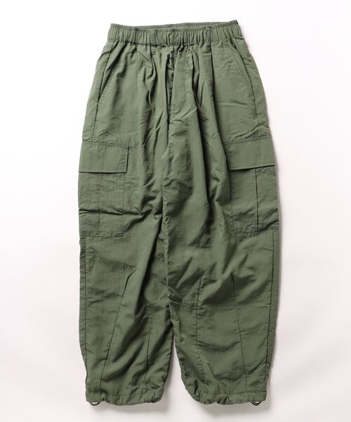 MAISON CLUB（メゾンクラブ）の「【MAISON CLUB】ナイロンワッシャー裏メッシュバルーンカーゴパンツ 050100（カーゴパンツ・メンズ・ベージュ/グレー/ブラック/カーキ・LL/M/L）」の4枚目の写真