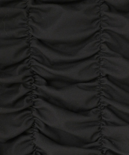 yuw(ユウ)の「シャーリングプルオーバー 113871(Tシャツ/カットソー・レディース・ピンク/ホワイト/ブラック・FREE)」の14枚目の写真