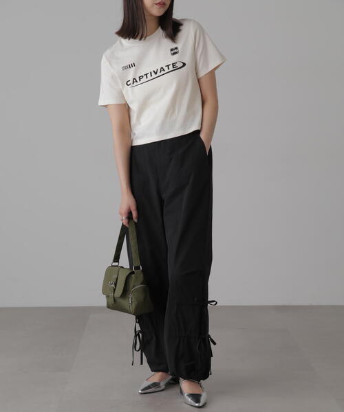 FREE'S MART（フリーズマート）の「◆リボンディティールカーゴパンツ（カーゴパンツ・レディース・カーキ/ブラック/ホワイト・SMALL/MEDIUM）」の12枚目の写真