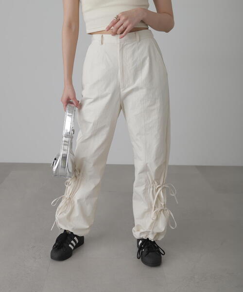 FREE'S MART（フリーズマート）の「◆リボンディティールカーゴパンツ（カーゴパンツ・レディース・カーキ/ブラック/ホワイト・SMALL/MEDIUM）」の20枚目の写真