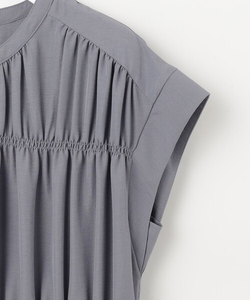 ANY SIS(エニィスィス)の「【撥水】シャーリングシャツ ワンピース(シャツワンピース・レディース・ダルブルー系/ライトイエロー系/ネイビー系・0)」の17枚目の写真