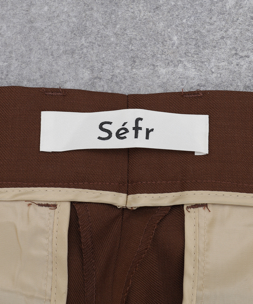 EDIFICE(エディフィス)の「【Sefr / セファー】MIKE SUIT TROUSER(スラックス・メンズ・ブラウン・X-SMALL/SMALL)」の9枚目の写真