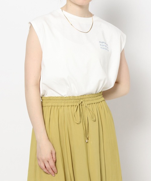 GLOBAL WORK（グローバルワーク）の「高山直子さん・川原崎さんコラボ/フレンチスリーブフォトT/EiiS/178588（Tシャツ/カットソー・レディース・ホワイト系その他5/ホワイト系その他6・X-SMALL）」の10枚目の写真