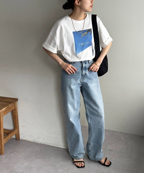 DISCOAT(ディスコート)の「【ユニセックス】アソートフォトプリントビッグTシャツ《WEB限定》(Tシャツ/カットソー・レディース・グレー/オレンジ/ブルー系その他・FREE)」の16枚目の写真