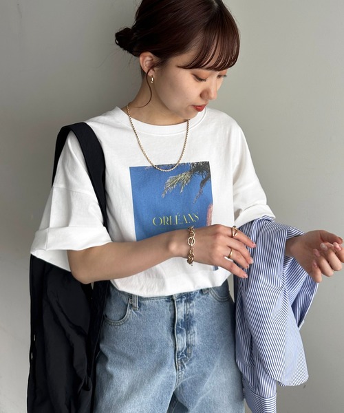DISCOAT(ディスコート)の「【ユニセックス】アソートフォトプリントビッグTシャツ《WEB限定》(Tシャツ/カットソー・レディース・グレー/オレンジ/ブルー系その他・FREE)」の11枚目の写真