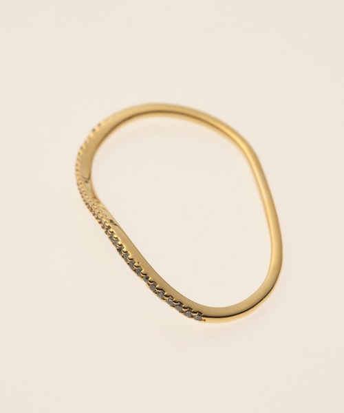 ANOH（アノー）の「ビジューラインダブルフィンガーリング（リング・レディース・ゴールド/シルバー・FREE）」の15枚目の写真