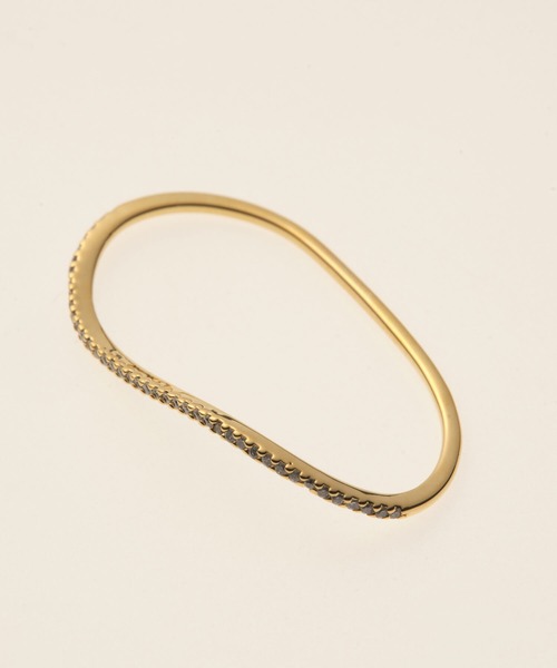 ANOH（アノー）の「ビジューラインダブルフィンガーリング（リング・レディース・ゴールド/シルバー・FREE）」の17枚目の写真