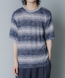 【MandO】グラデーションリラックスTシャツ