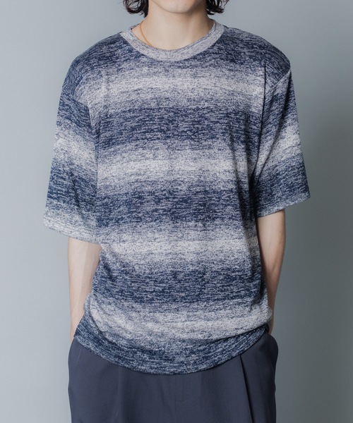 MandO(エムオー)(エムオー)の「【MandO】グラデーションリラックスTシャツ(Tシャツ/カットソー・メンズ・ブラウン/ネイビー/ブラック・LARGE/MEDIUM)」の19枚目の写真