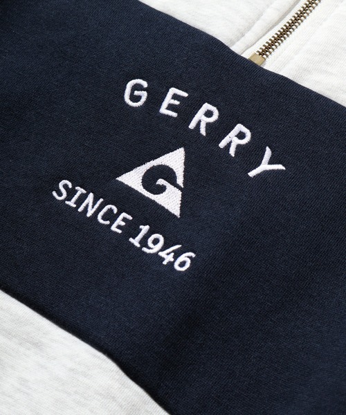 GERRY（ジェリー）の「【GERRY/ジェリー】裏起毛 ワンポイント刺繍ロゴ ハーフジップスウェット（スウェット・メンズ・ネイビー/ダークグレー/アッシュグレー・L/M/LL）」の15枚目の写真