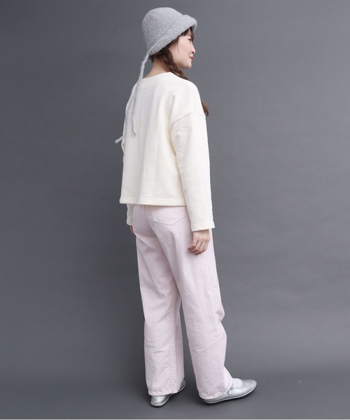 peu pres（プープレ）の「裏毛ミトンポッケPO（スウェット・レディース・ブラック/アイボリー・FREE）」の21枚目の写真