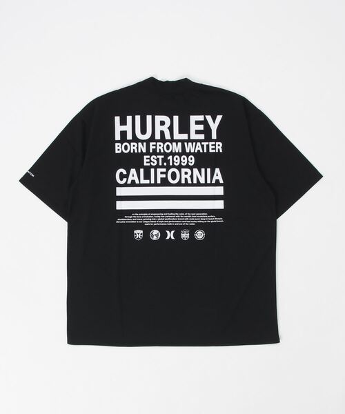 Hurley （ハーレー）の「ハーレー Hurley M PHNTM OVRSZD CAL MOCK SS TEE（ラッシュガード・メンズ・ブラック/ホワイト・S/M/L）」の3枚目の写真