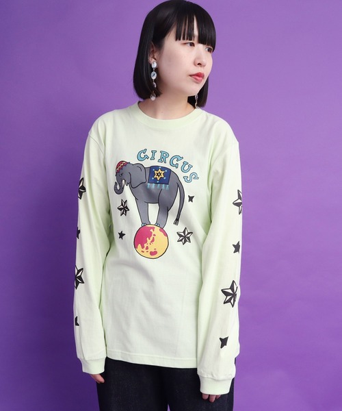 didizizi（ディディジジ）の「○CIRCUSプリント ロンT（Tシャツ