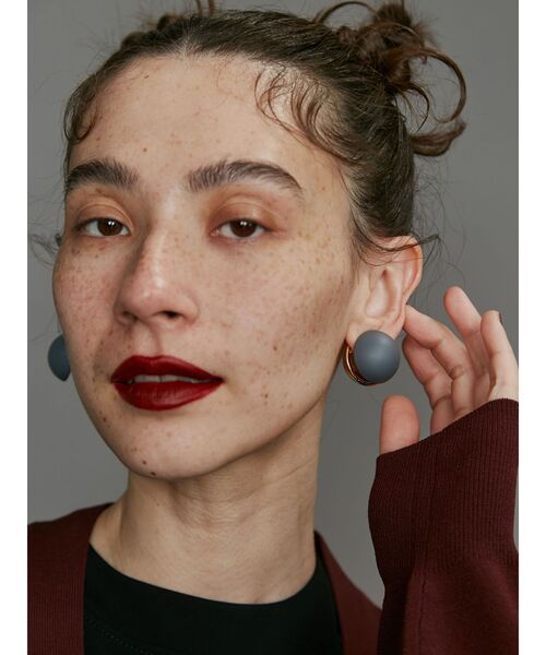 UN3D.（アンスリード）の「2WAY FULL MOON PIERCE / 2WAYフルムーンピアス（ピアス（両耳用）・レディース・その他1/ライム/ブラウン/グレー・FREE）」の15枚目の写真