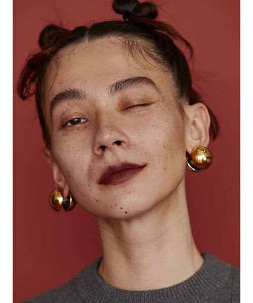 UN3D.（アンスリード）の「2WAY FULL MOON PIERCE / 2WAYフルムーンピアス（ピアス（両耳用）・レディース・その他1/ライム/ブラウン/グレー・FREE）」の22枚目の写真