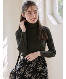 fifth | フィットニットタートルトップス/リブニット(ニット/セーター)