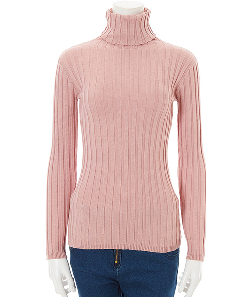 fifth（フィフス）の「フィットニットタートルトップス/リブニット（ニット/セーター・レディース・ブラック/ベージュ/グレー/ネイビー/カーキ/ホワイト/ボルドー/モカ/ダークベージュ/マスタード/キャメル/ブラウン/テラコッタ/ライトグレー/グリーン/チャコールグレー/レッド/サックスブルー/パープル/オレンジ/ピンク/ラベンダー/チェリーピンク・MEDIUM）」の19枚目の写真