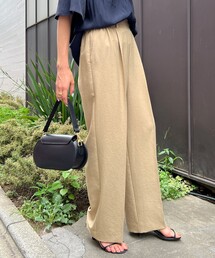 NOLLEY’S | ウォッシャブルイージードロストワイドパンツ(その他パンツ)