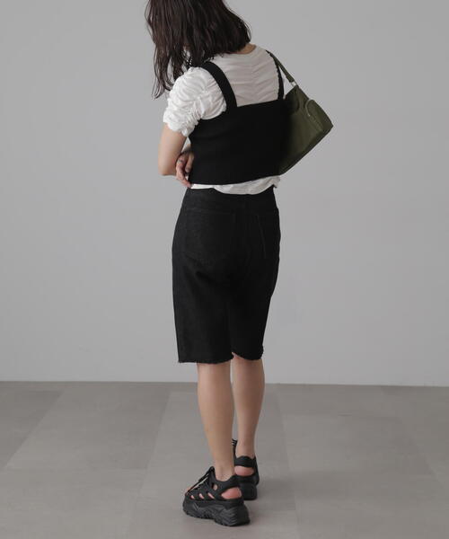 FREE'S MART（フリーズマート）の「◆ダブルジップニットビスチェ（ニット/セーター・レディース・ホワイト/ブラック/ライトグリーン・FREE）」の12枚目の写真