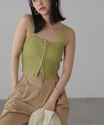 FREE'S MART | ◆ダブルジップニットビスチェ(ニット/セーター)