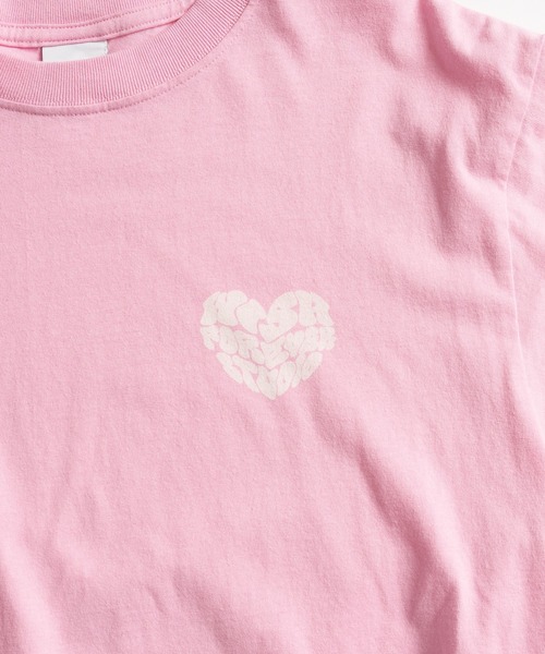 WISH FOR EVER(ウィッシュフォーエバー)の「DRAW CODE HEART BACK PRINT T/ドローコードハートバックプリントT(Tシャツ/カットソー・メンズ・ネイビー/ピンク/レッド/ホワイト・MEDIUM/LARGE)」の20枚目の写真