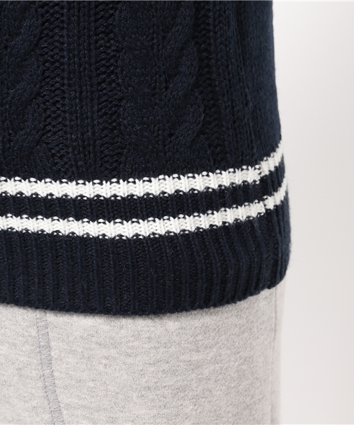 WEGO（ウィゴー）の「WEGO/チルデンニット（ニット/セーター・レディース・ネイビー/オフホワイト/グレー・FREE）」の10枚目の写真