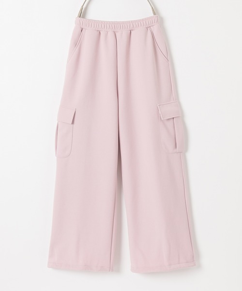 Honeys（ハニーズ）の「カーゴスウェットパンツ（スウェットパンツ・レディース・チャコールグレー/カーキ/アイボリー/ブラック/ピンク・SS/LL/S/L/M）」の15枚目の写真