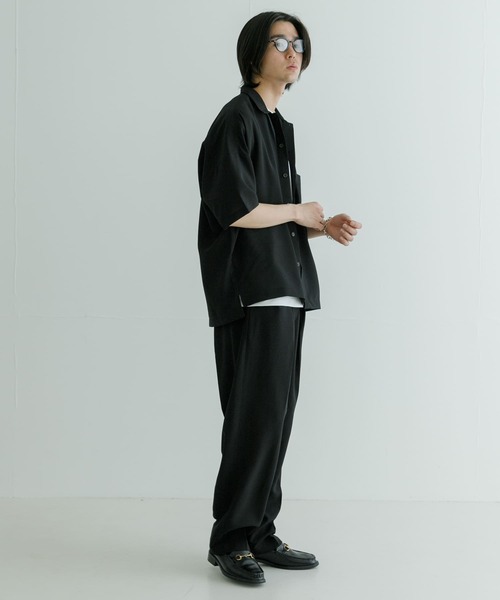 URBAN RESEARCH（アーバンリサーチ）の「URBAN RESEARCH iD　ドライタッチLINEN LIKE EASY PANTS（その他パンツ・メンズ・ブラック/ブルー系その他・MEDIUM/LARGE）」の5枚目の写真