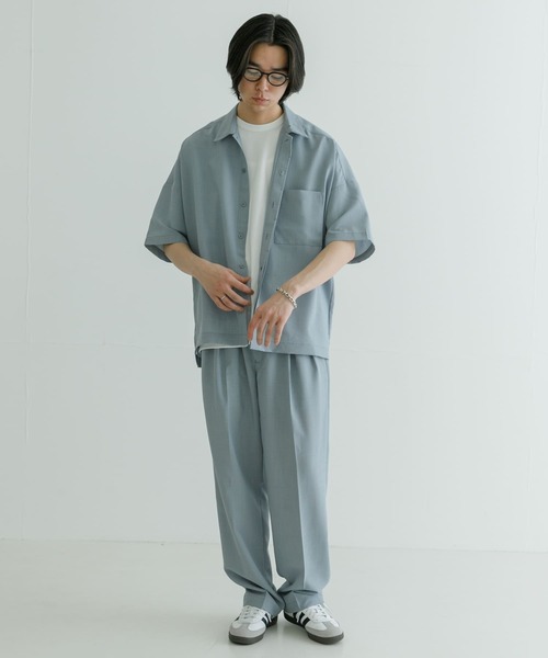 URBAN RESEARCH（アーバンリサーチ）の「URBAN RESEARCH iD　ドライタッチLINEN LIKE EASY PANTS（その他パンツ・メンズ・ブラック/ブルー系その他・MEDIUM/LARGE）」の6枚目の写真
