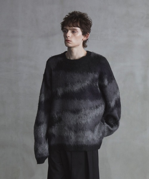 [新品未使用] _J.L-A.L_ Eyre Knit M abstract loose shaggy knit / アブストラクト ルーズ シャギー