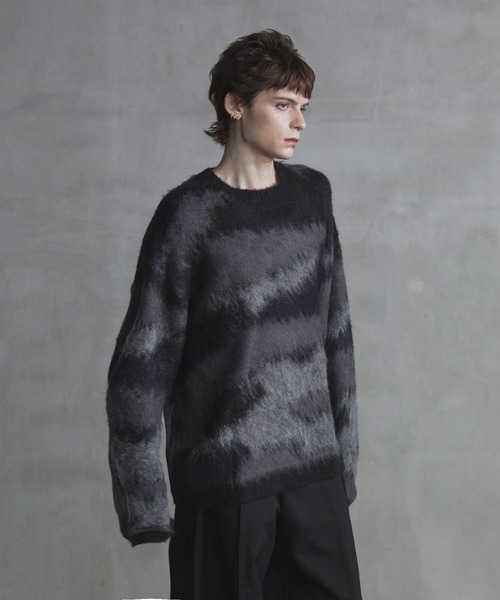 abstract loose shaggy knit / アブストラクト ルーズ シャギー