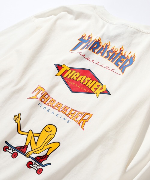 THRASHER（スラッシャー）の「【THRASHER/スラッシャー】バックプリント ロングスリーブ ビッグシルエットTシャツ（Tシャツ/カットソー・メンズ・グリーン/ホワイト/ブラック/アッシュグレー・LL/L/M）」の22枚目の写真