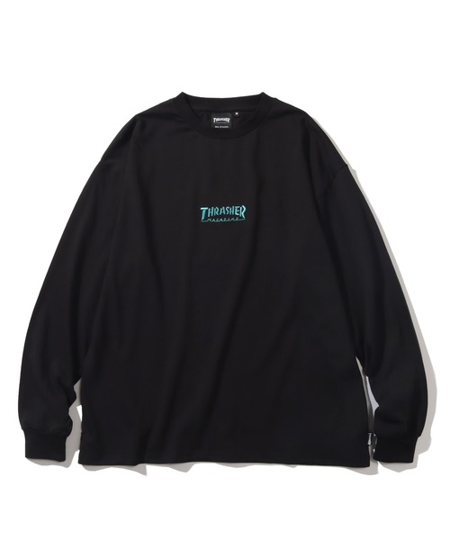 THRASHER（スラッシャー）の「【THRASHER/スラッシャー】バックプリント ロングスリーブ ビッグシルエットTシャツ（Tシャツ/カットソー・メンズ・グリーン/ホワイト/ブラック/アッシュグレー・LL/L/M）」の15枚目の写真