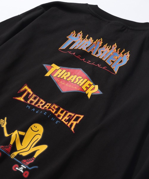 THRASHER（スラッシャー）の「【THRASHER/スラッシャー】バックプリント ロングスリーブ ビッグシルエットTシャツ（Tシャツ/カットソー・メンズ・グリーン/ホワイト/ブラック/アッシュグレー・LL/L/M）」の13枚目の写真