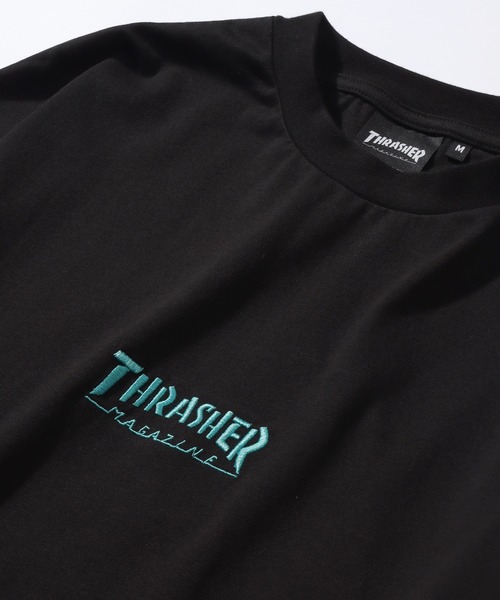 THRASHER（スラッシャー）の「【THRASHER/スラッシャー】バックプリント ロングスリーブ ビッグシルエットTシャツ（Tシャツ/カットソー・メンズ・グリーン/ホワイト/ブラック/アッシュグレー・LL/L/M）」の12枚目の写真