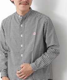【DANTON/ダントン】OXP BAND COLLAR SHIRT LS