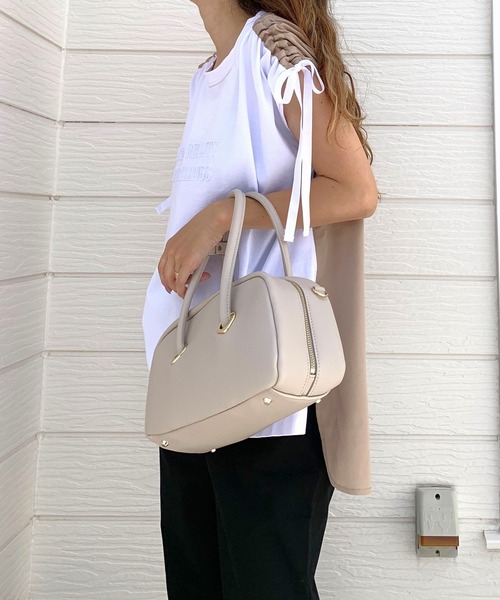 Q（キュー）の「エンボスロゴドッキングT（Tシャツ/カットソー・レディース・ブラック/ホワイト・MEDIUM）」の16枚目の写真