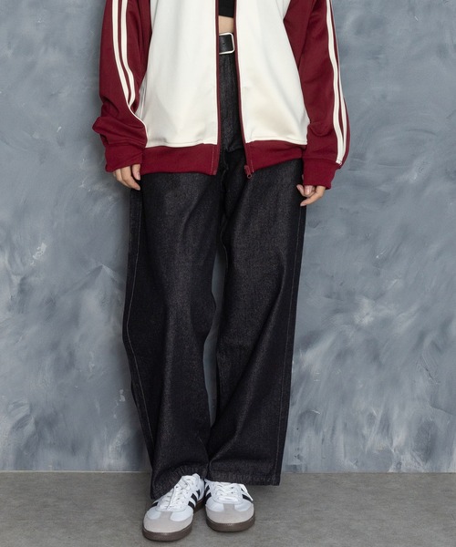 Starting Over（スターティングオーバー）の「vintage like loose fit denim pants/ヴィンテージ ライク ルーズフィット デニムパンツ（デニムパンツ・メンズ・ケミカルウォッシュ/ライトブルー/ブラック/ワンウォッシュ/グレー・M/L/XL）」の2枚目の写真